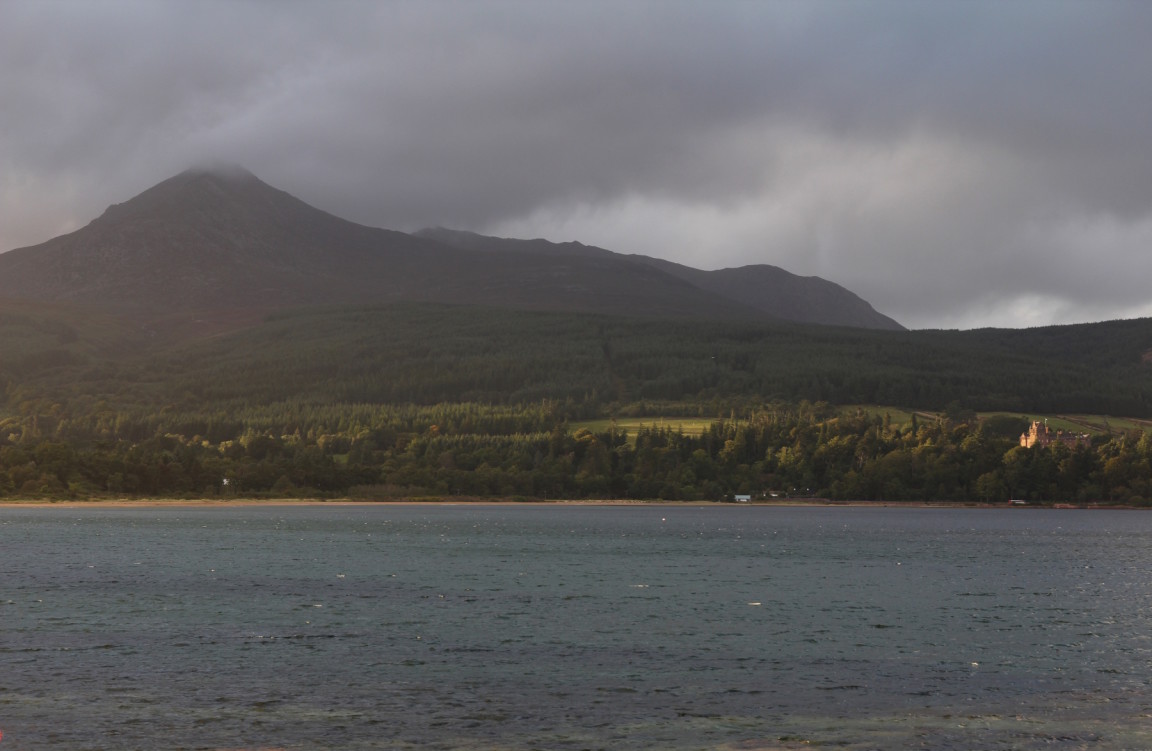 Brodick Castle And Goat Fell From Brodick, Arran